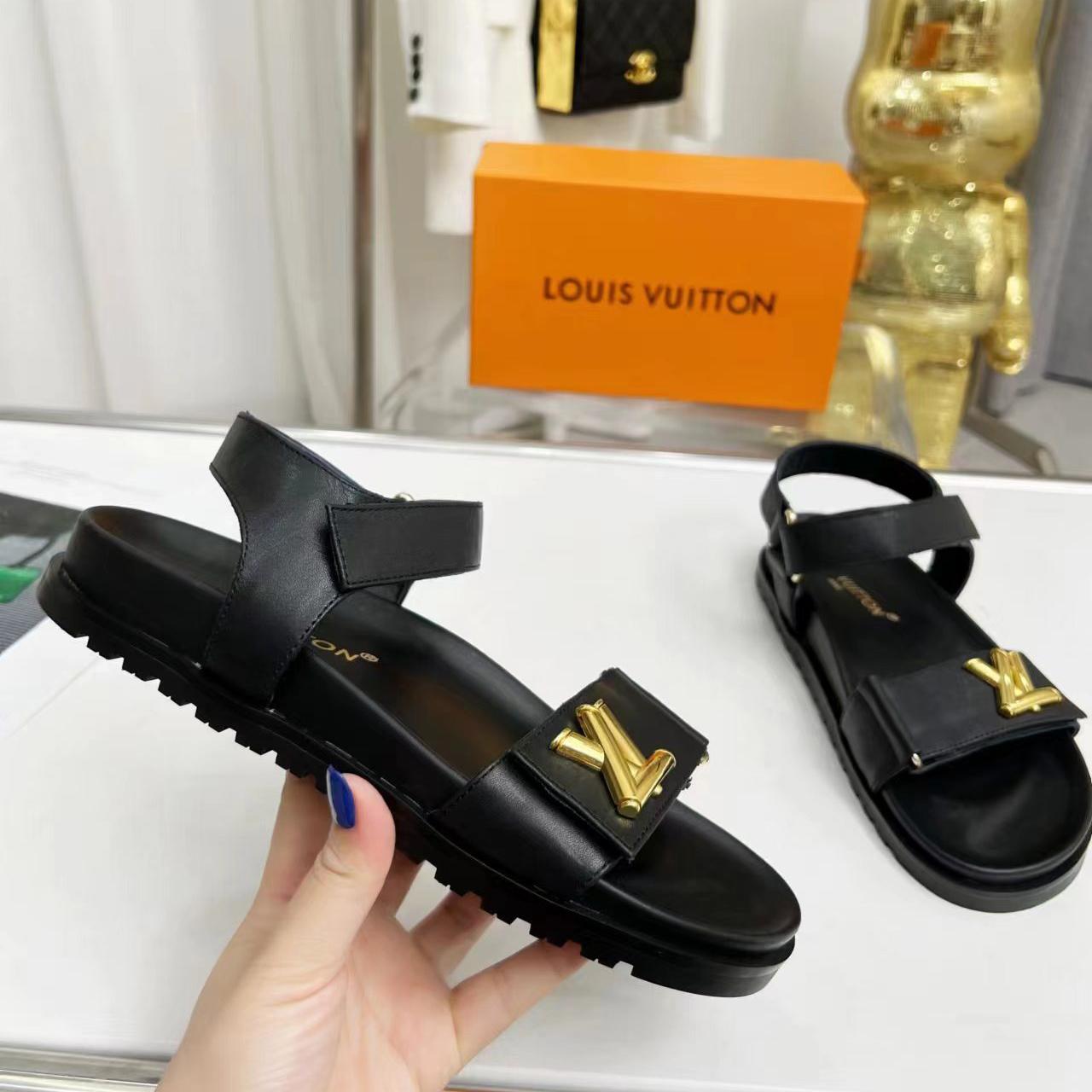 Louis Vuitton LV Sunset Comfort Flat Sandal   1ABW6W - FashionPlug