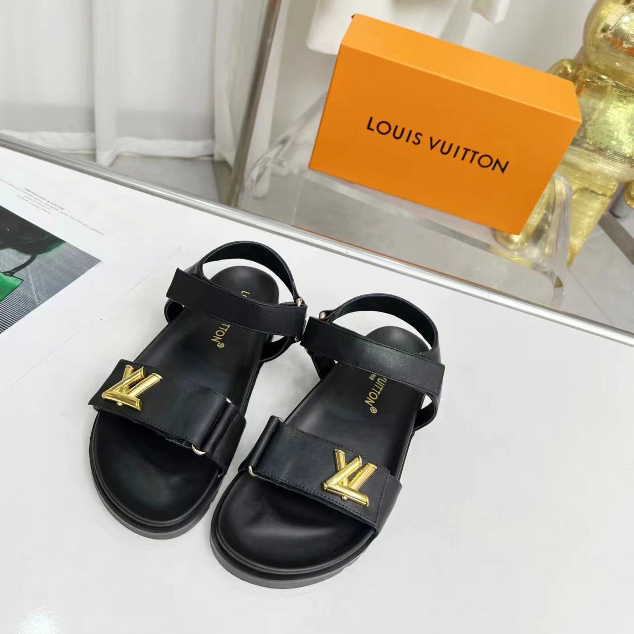 Louis Vuitton LV Sunset Comfort Flat Sandal   1ABW6W - FashionPlug