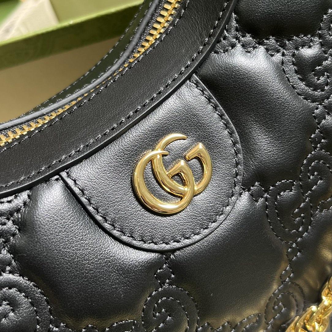 Gucci GG Matelasse Small Shoulder Bag(27x 18x 7cm) - FashionPlug