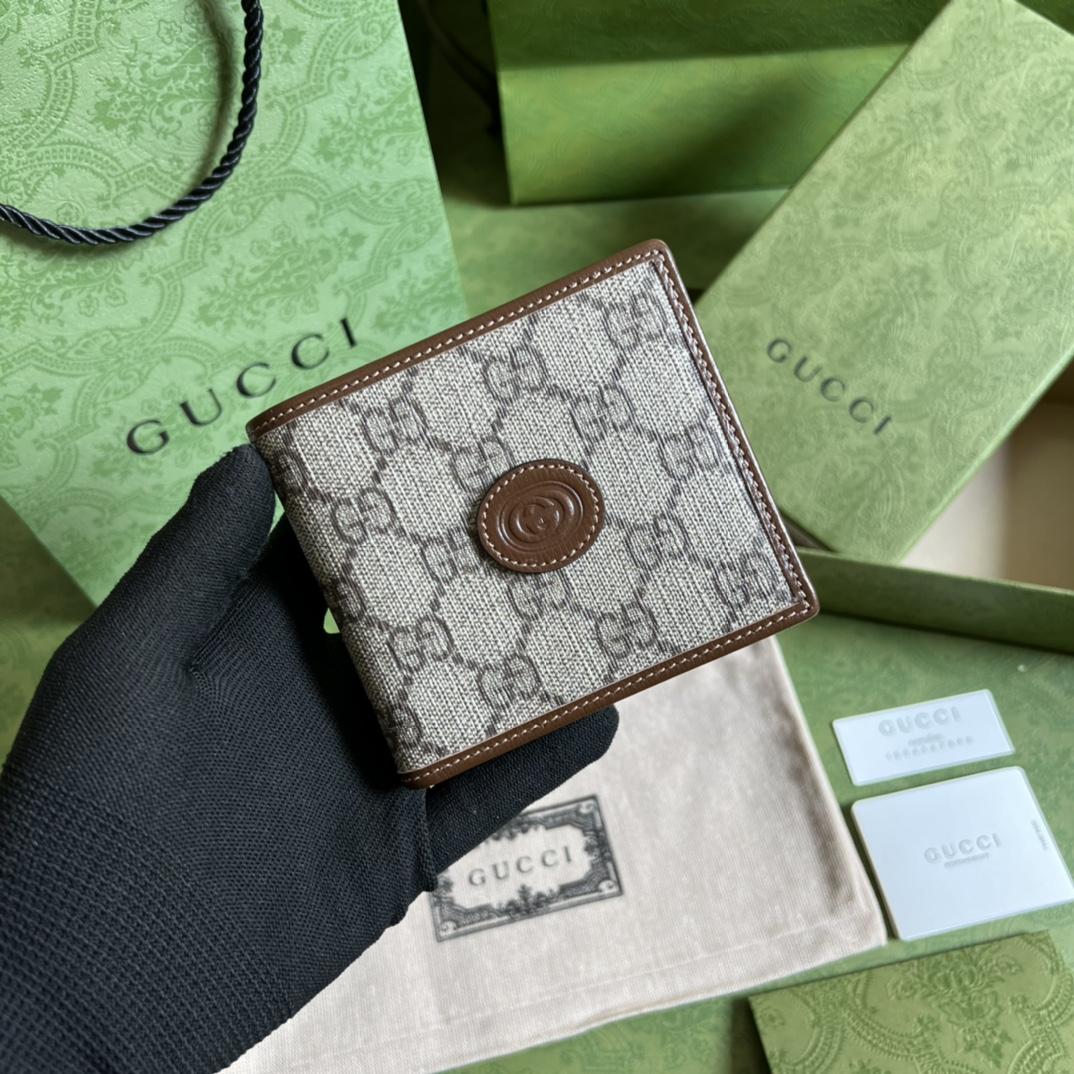 Gucci Wallet With Interlocking G - FashionPlug