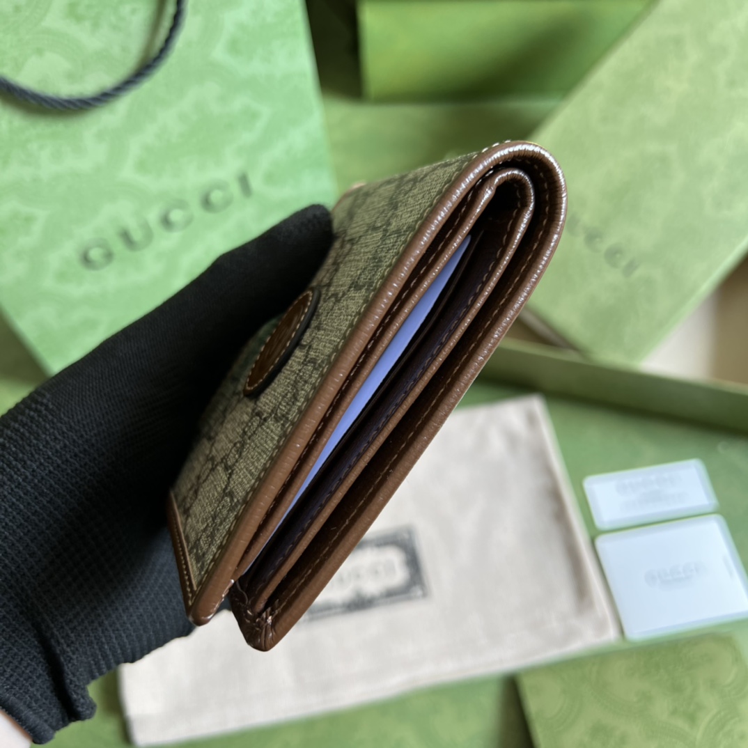 Gucci Wallet With Interlocking G - FashionPlug