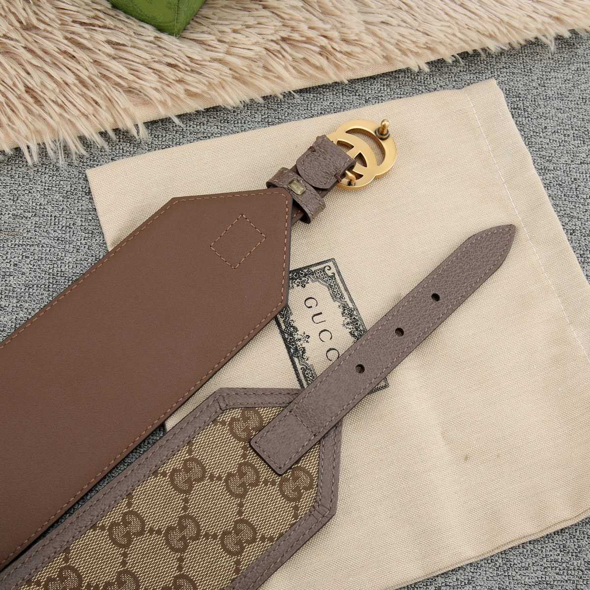 Gucci GG Marmont Wide Belt - FashionPlug