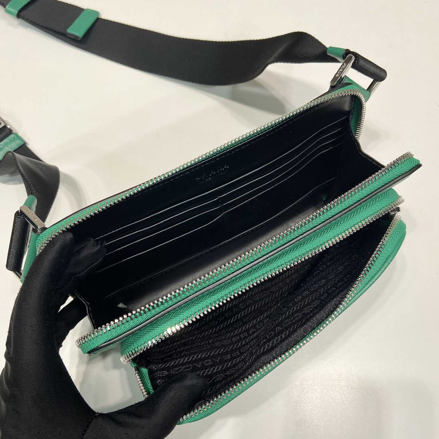 Prada Saffiano Leather Belt Bag - FashionPlug