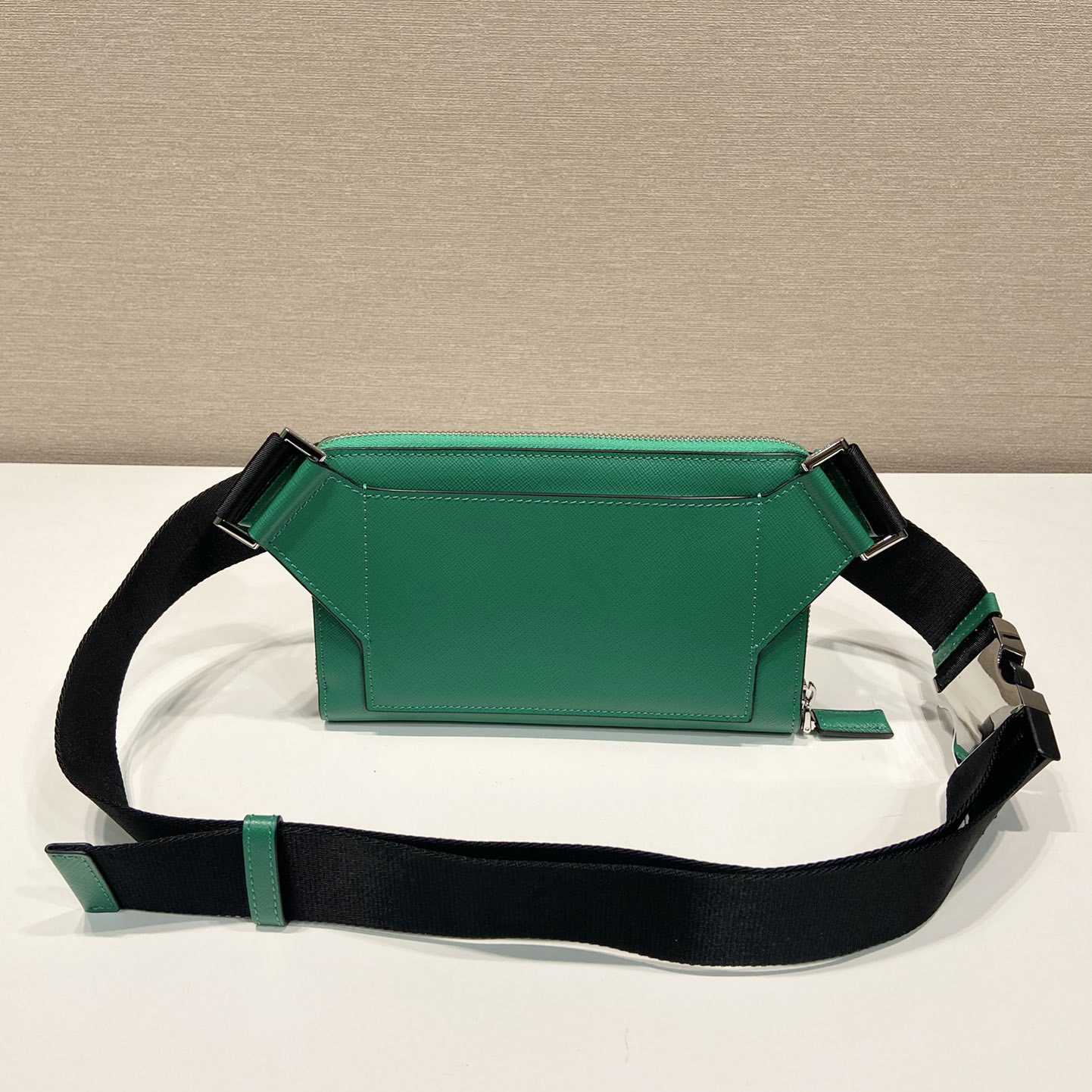 Prada Saffiano Leather Belt Bag - FashionPlug