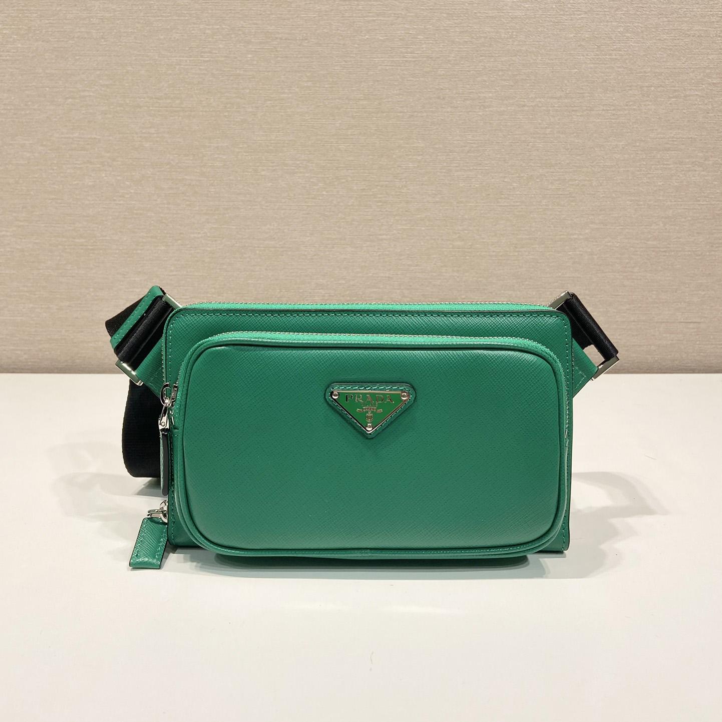 Prada Saffiano Leather Belt Bag - FashionPlug
