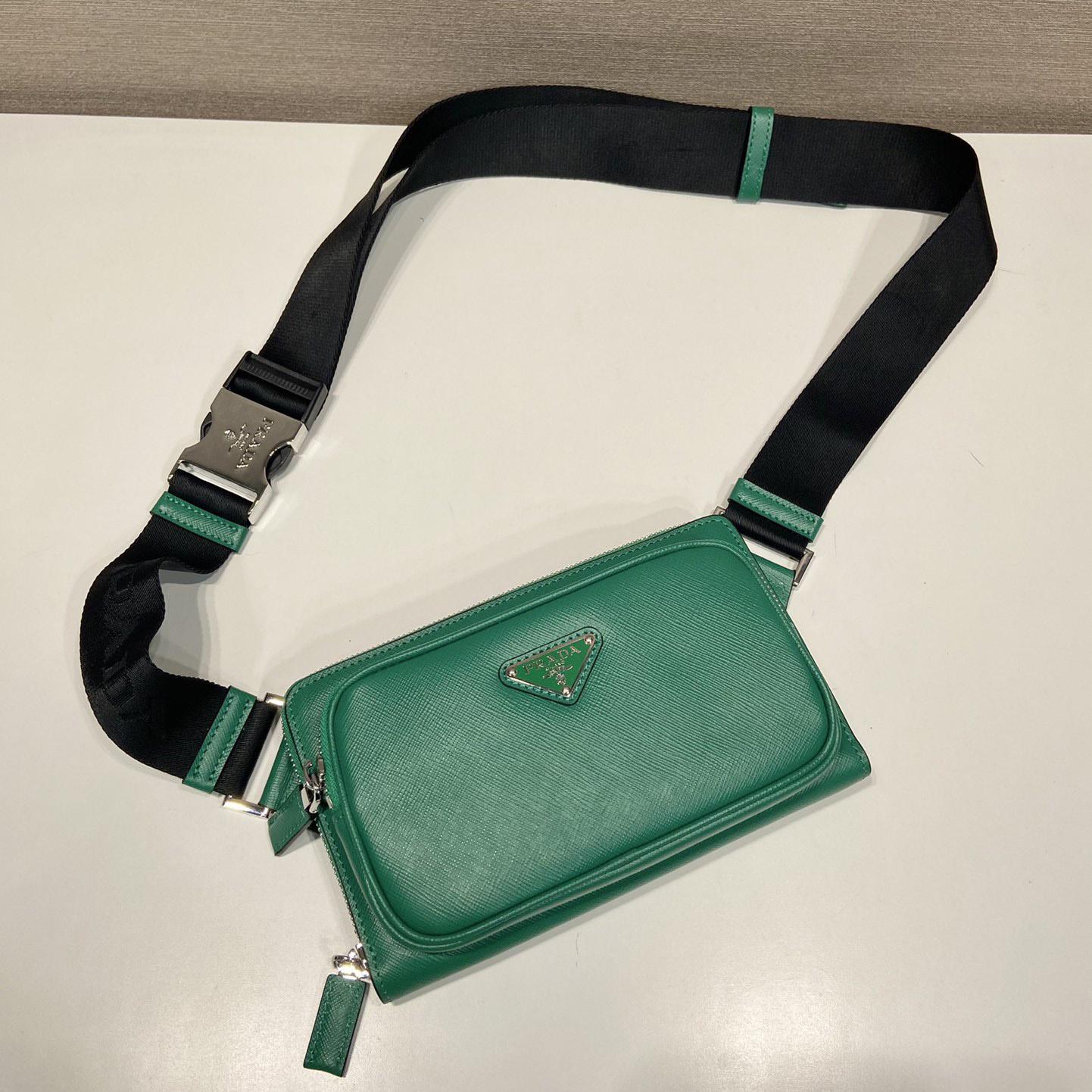 Prada Saffiano Leather Belt Bag - FashionPlug