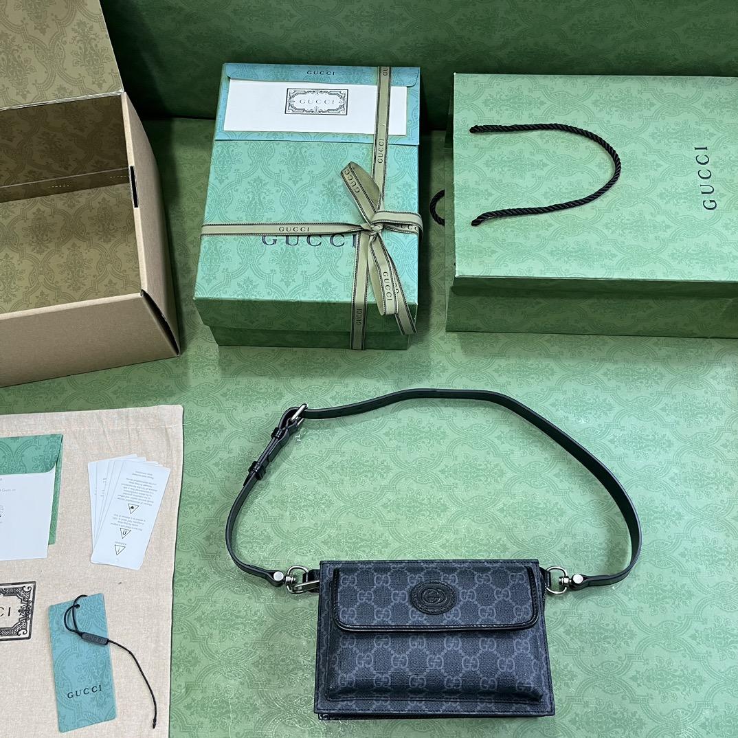 Gucci GG Belt Bag With Interlocking G (18-13-5cm) - FashionPlug