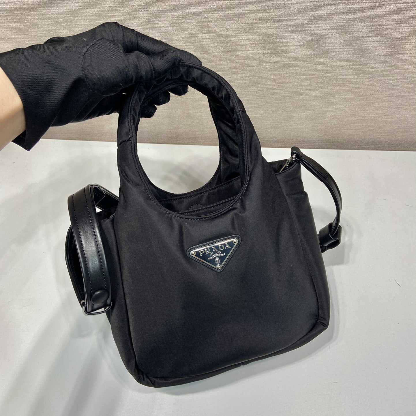 Prada Soft Padded Re-Nylon Mini-bag - FashionPlug