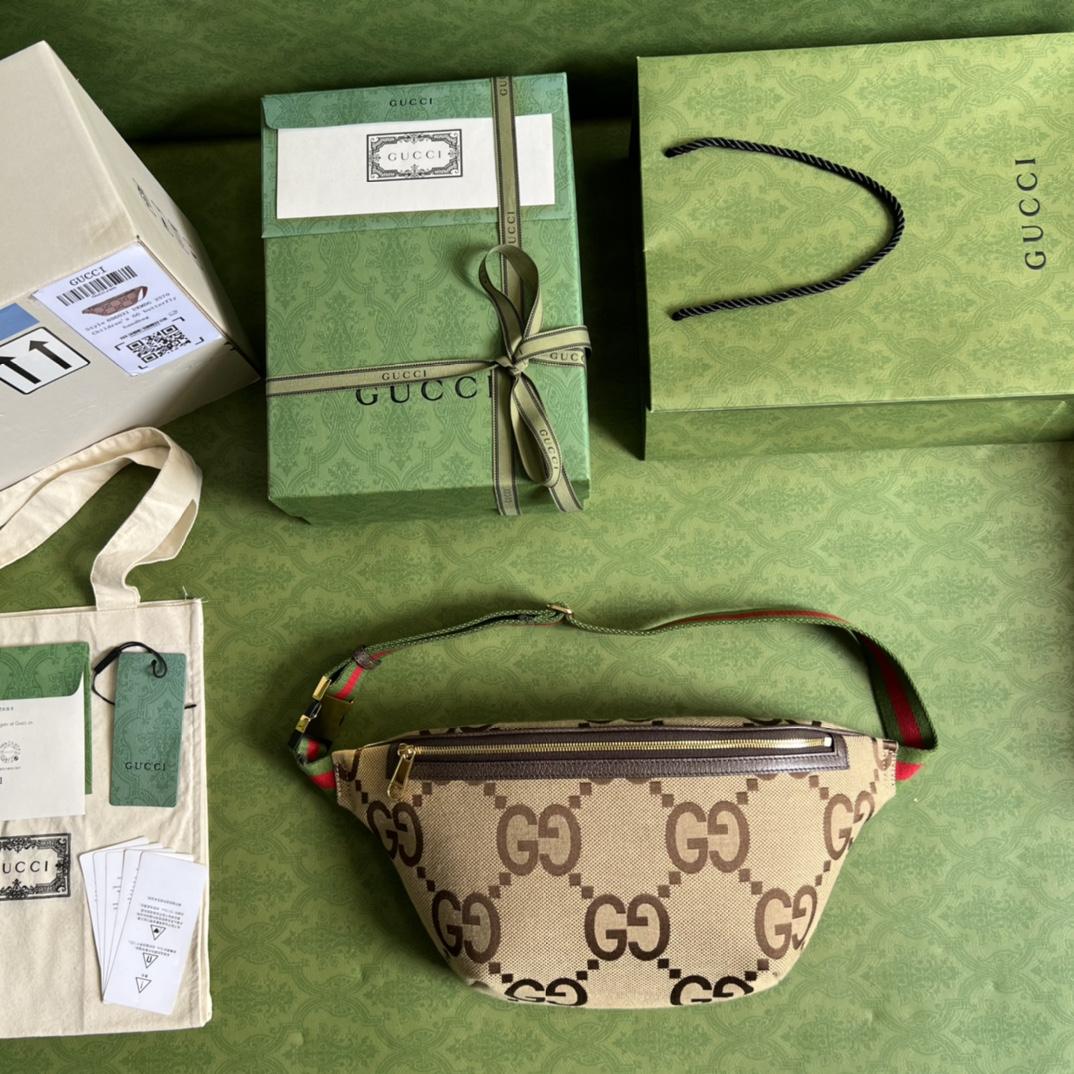 Gucci Jumbo GG Belt Bag(39x 17x 4cm) - FashionPlug
