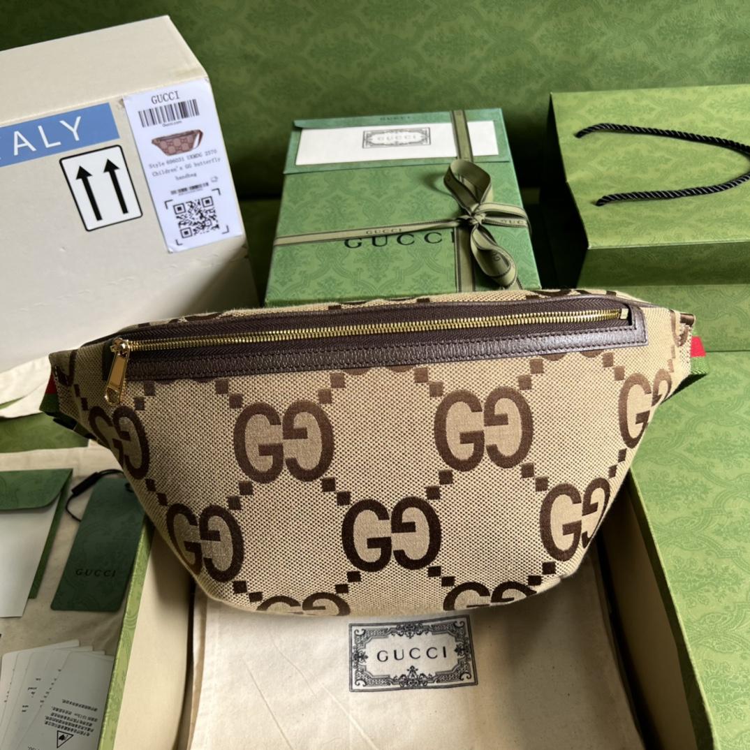 Gucci Jumbo GG Belt Bag(39x 17x 4cm) - FashionPlug