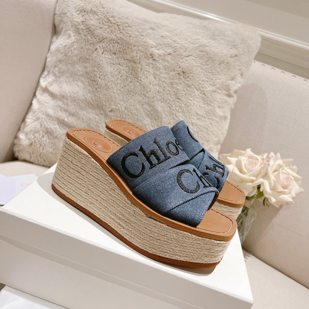 Chloe Woody Wedge Espadrille - FashionPlug