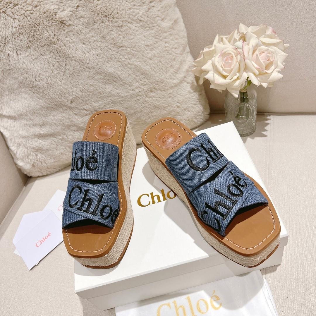 Chloe Woody Wedge Espadrille - FashionPlug