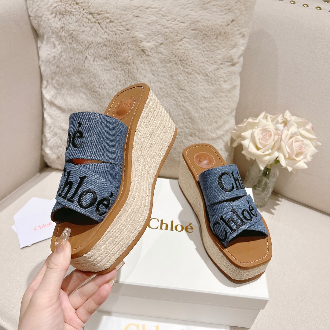 Chloe Woody Wedge Espadrille - FashionPlug