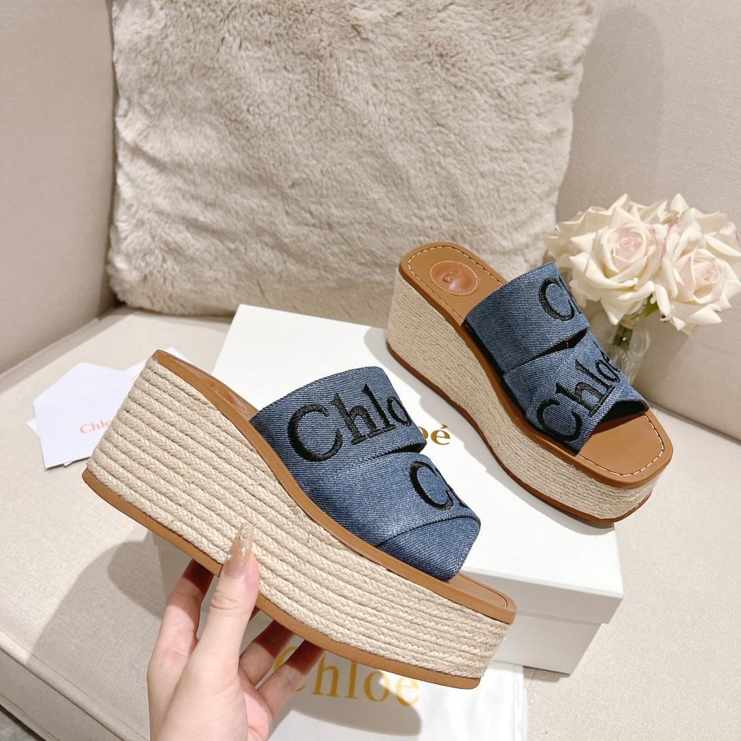 Chloe Woody Wedge Espadrille - FashionPlug
