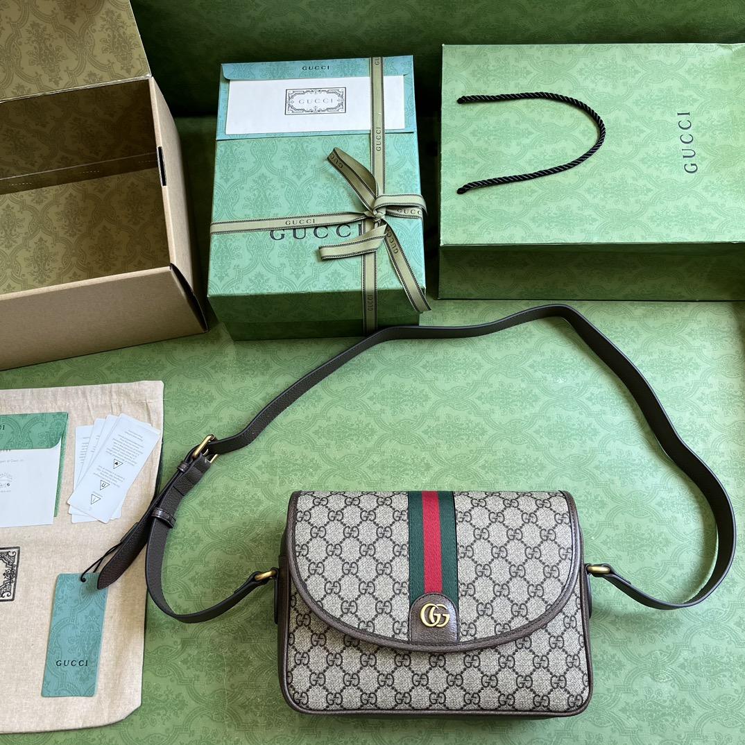 Gucci Ophidia Messenger Bag  (27-20-7cm) - FashionPlug