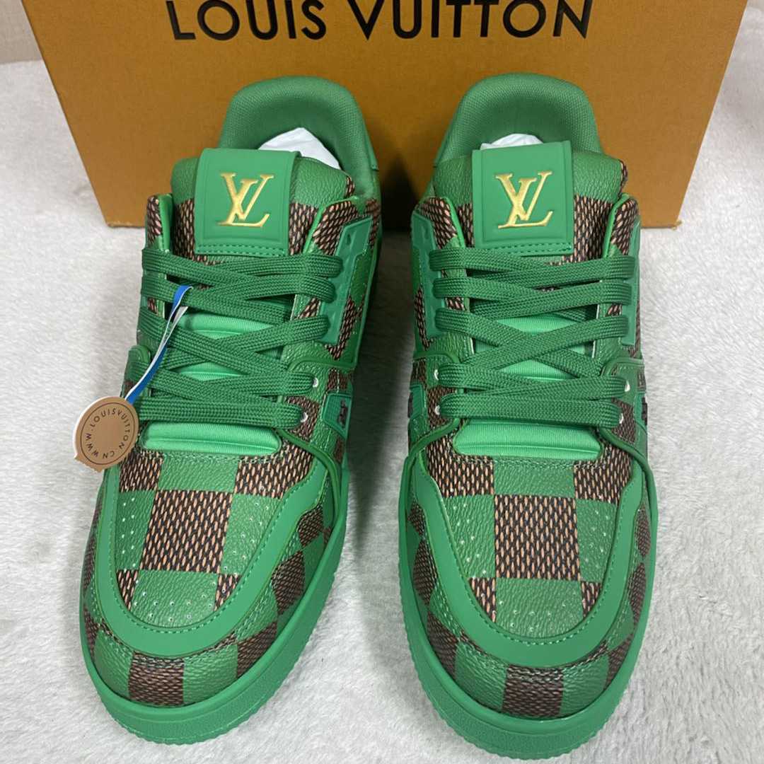 Louis Vuitton LV  Trainer Sneaker        - FashionPlug