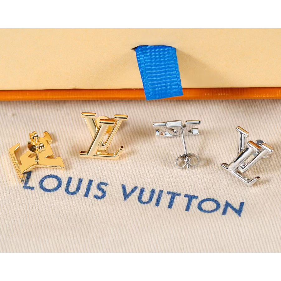 Louis Vuitton LV Iconic Enamel Earrings    - FashionPlug