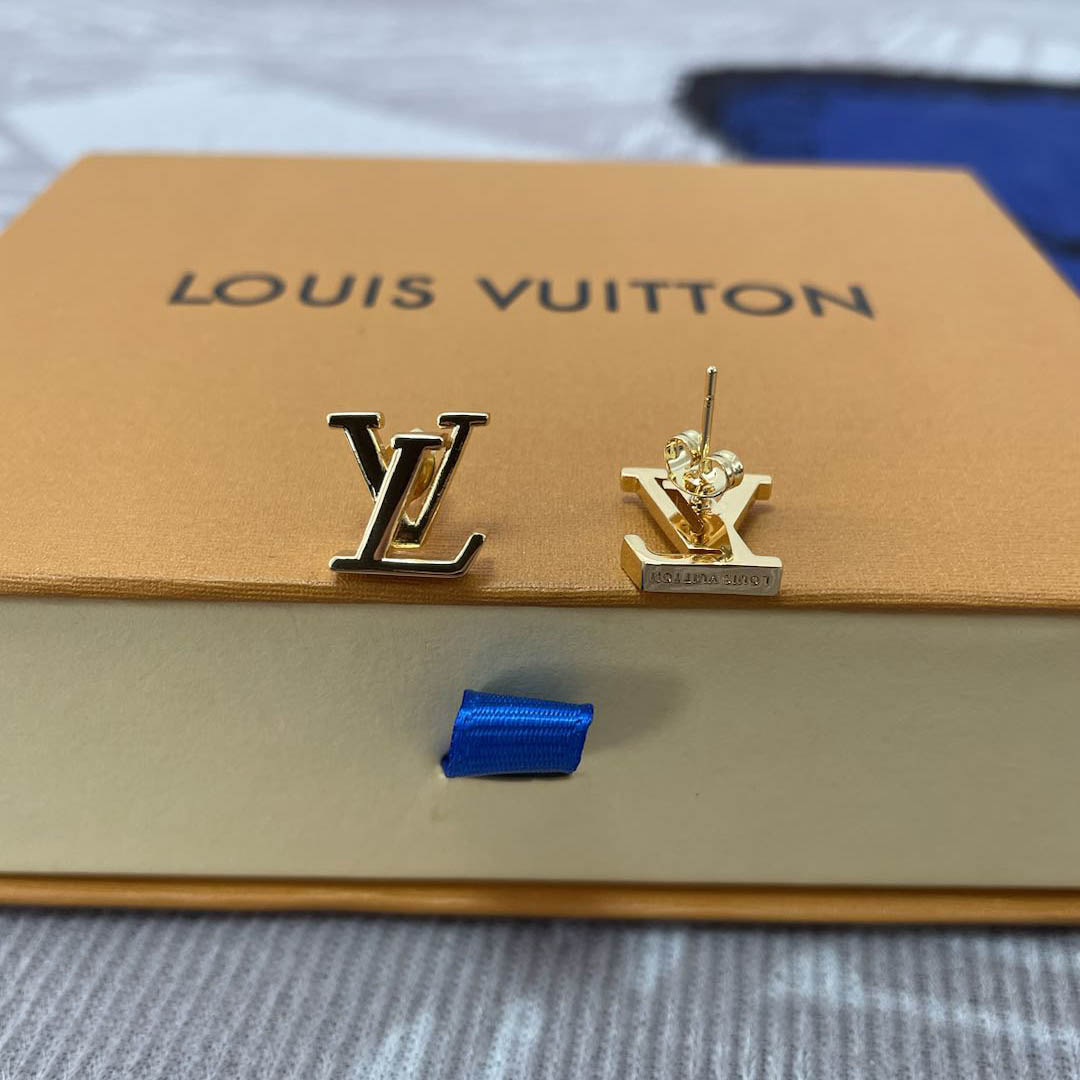 Louis Vuitton LV Iconic Enamel Earrings    - FashionPlug
