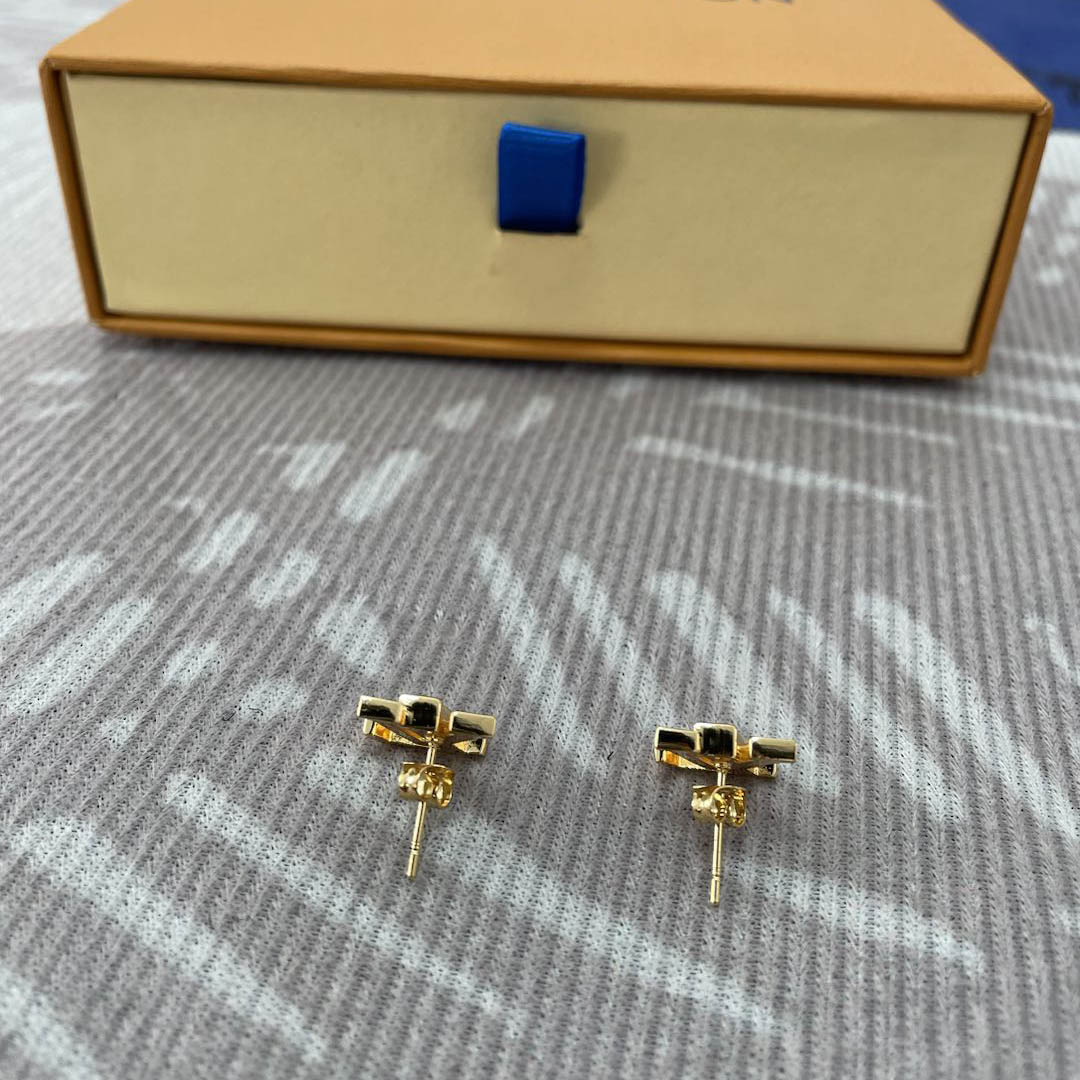 Louis Vuitton LV Iconic Enamel Earrings    - FashionPlug