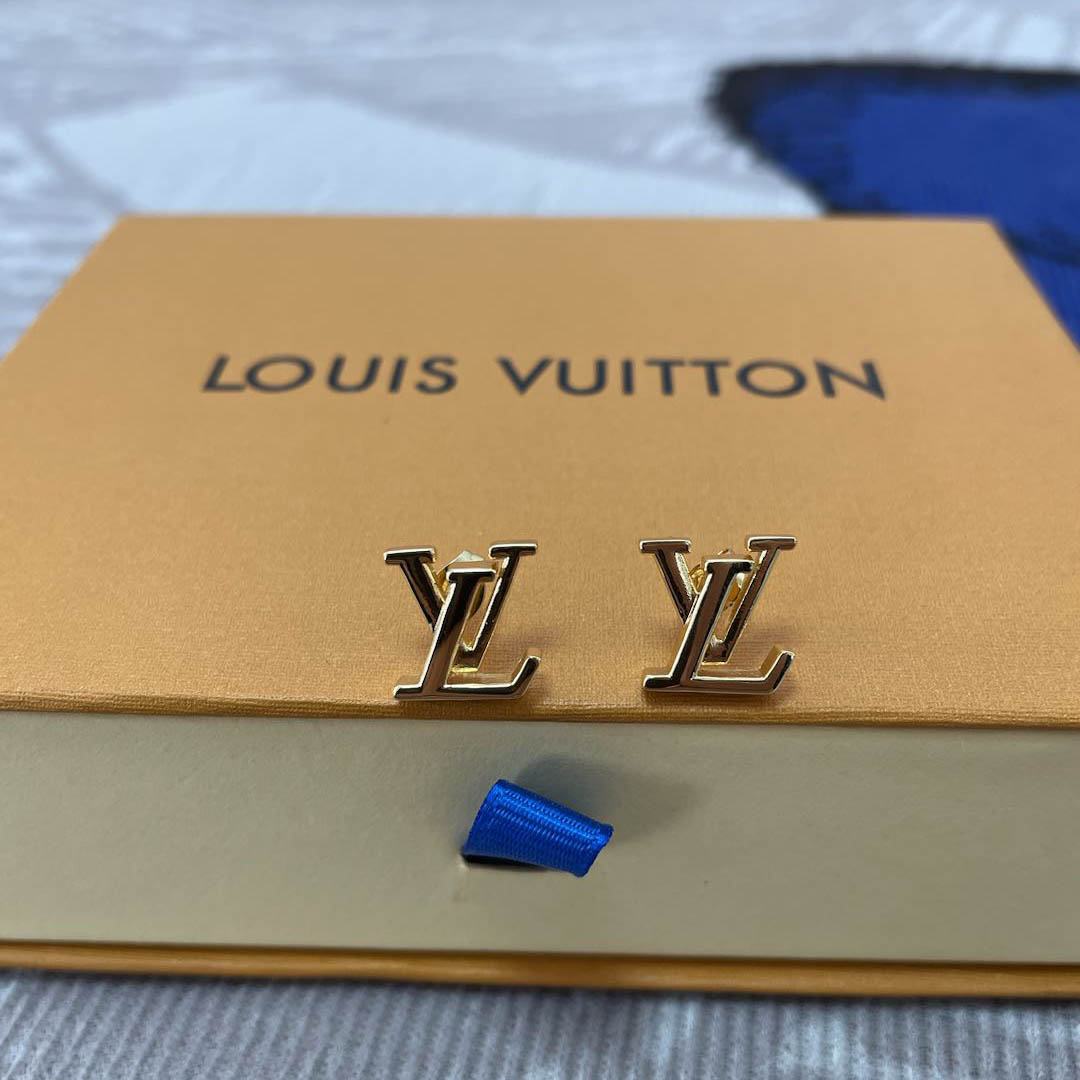 Louis Vuitton LV Iconic Enamel Earrings    - FashionPlug