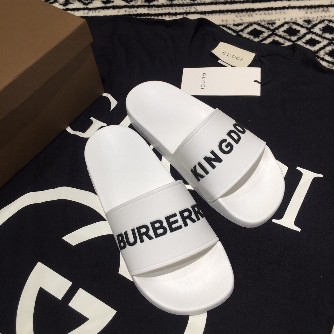 Burberry Women's Kingdom Slide Sandals - FashionPlug