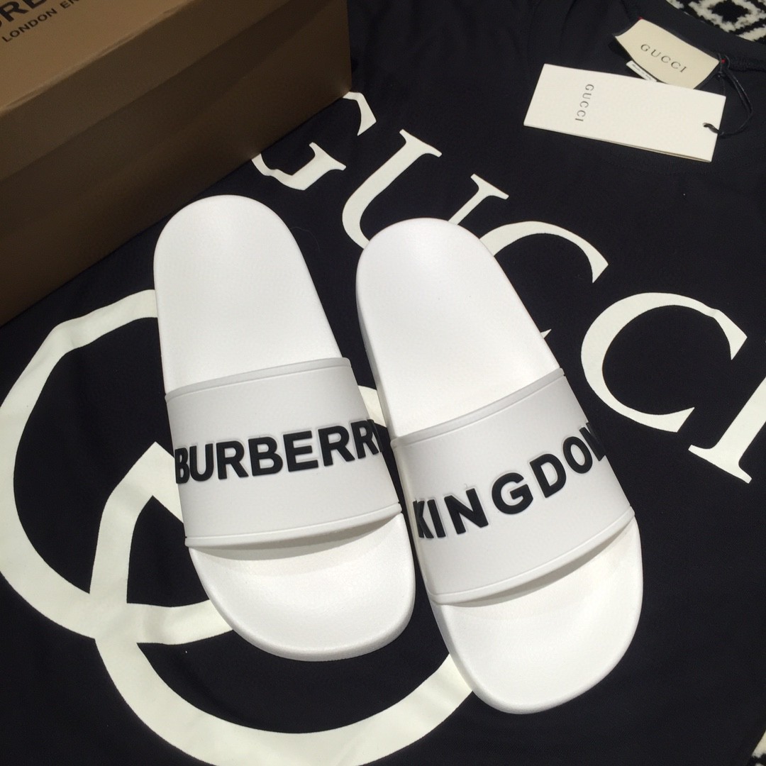 Burberry Women's Kingdom Slide Sandals - FashionPlug