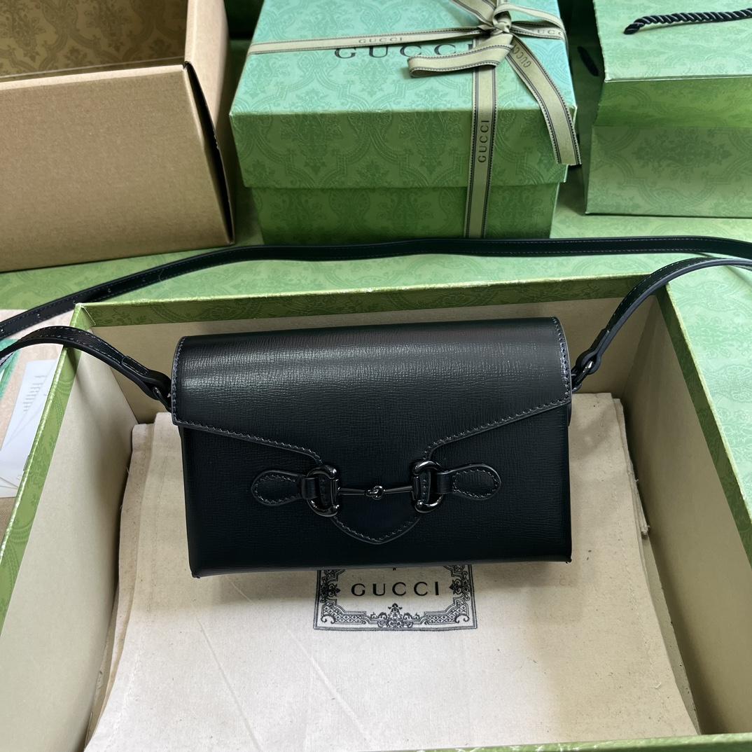 Gucci Horsebit 1955 Mini Bag(18-12-5cm) - FashionPlug