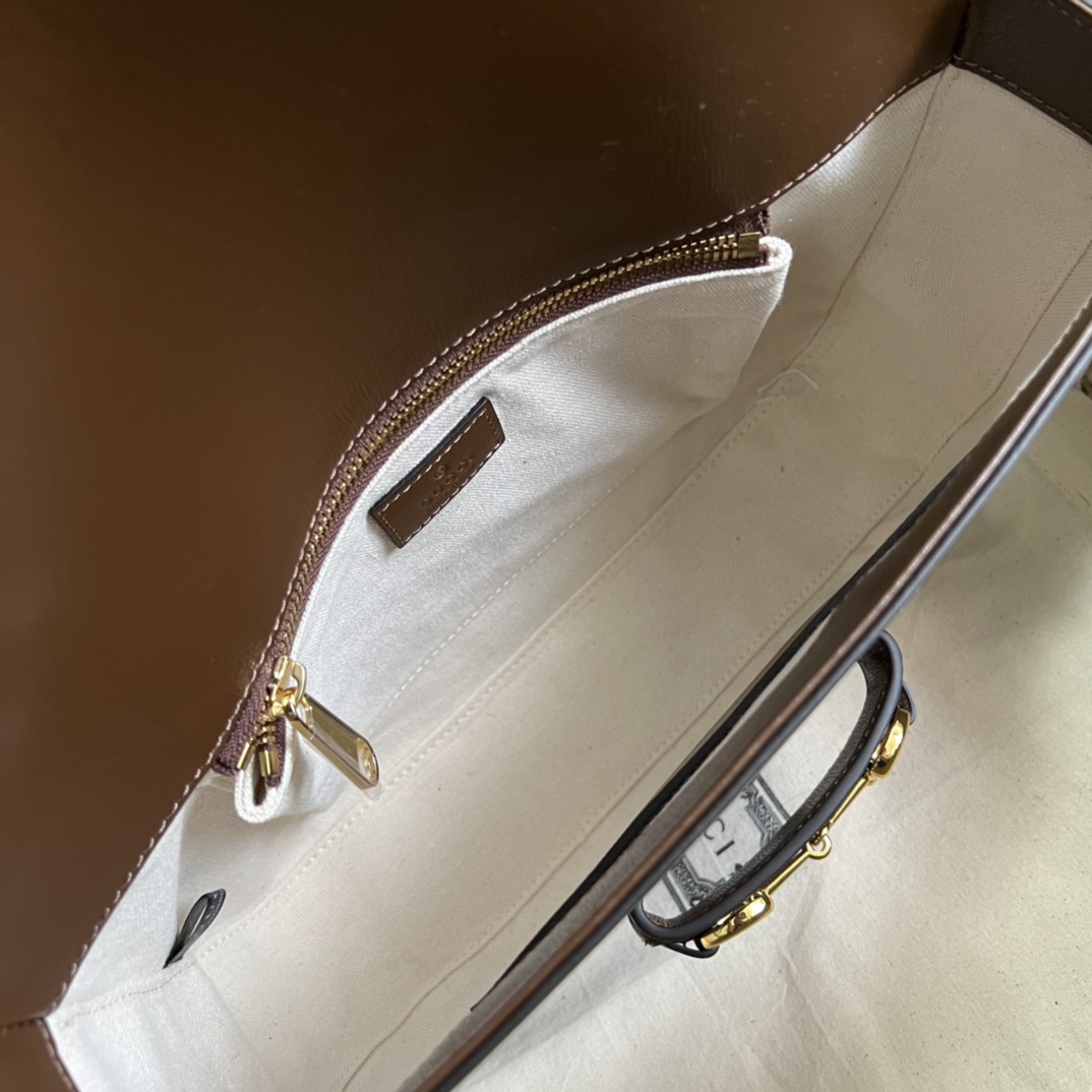 Gucci Horsebit 1955 Mini Bag(30*21*7.5cm)   - FashionPlug