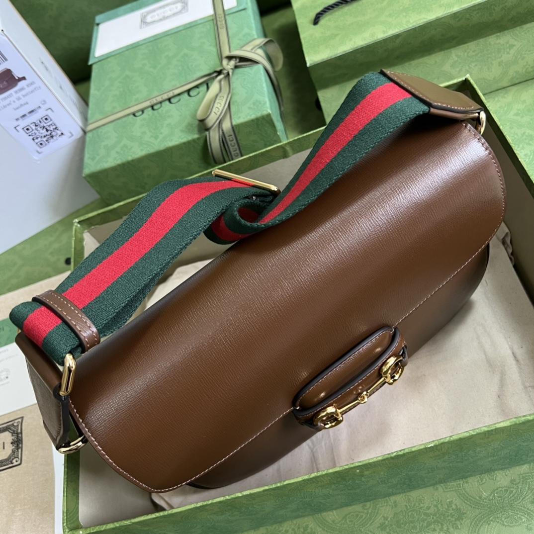 Gucci Horsebit 1955 Mini Bag(30*21*7.5cm)   - FashionPlug