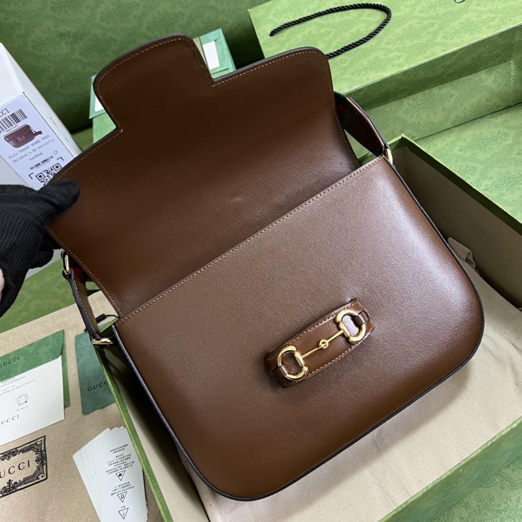 Gucci Horsebit 1955 Mini Bag(30*21*7.5cm)   - FashionPlug