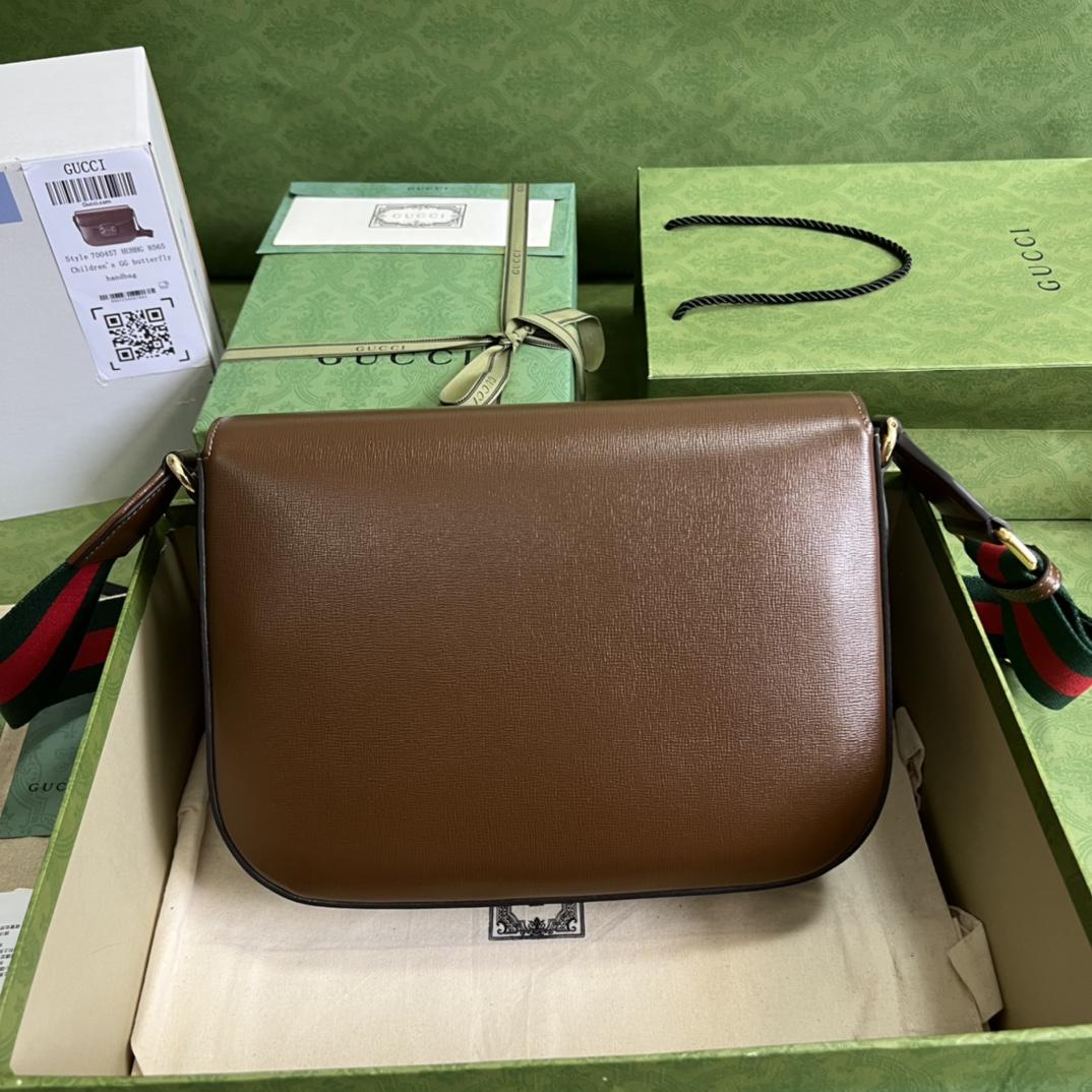 Gucci Horsebit 1955 Mini Bag(30*21*7.5cm)   - FashionPlug