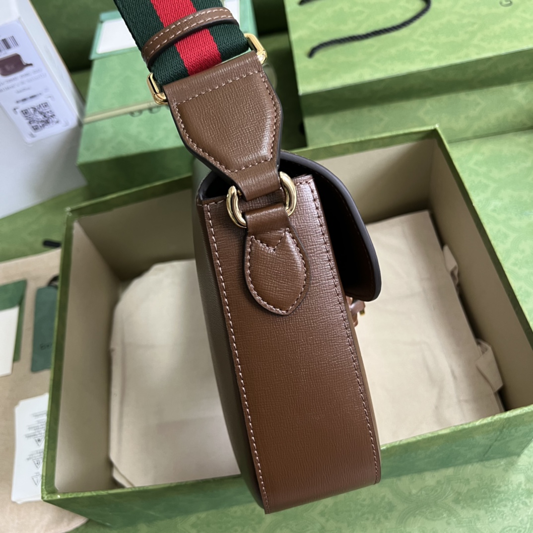 Gucci Horsebit 1955 Mini Bag(30*21*7.5cm)   - FashionPlug