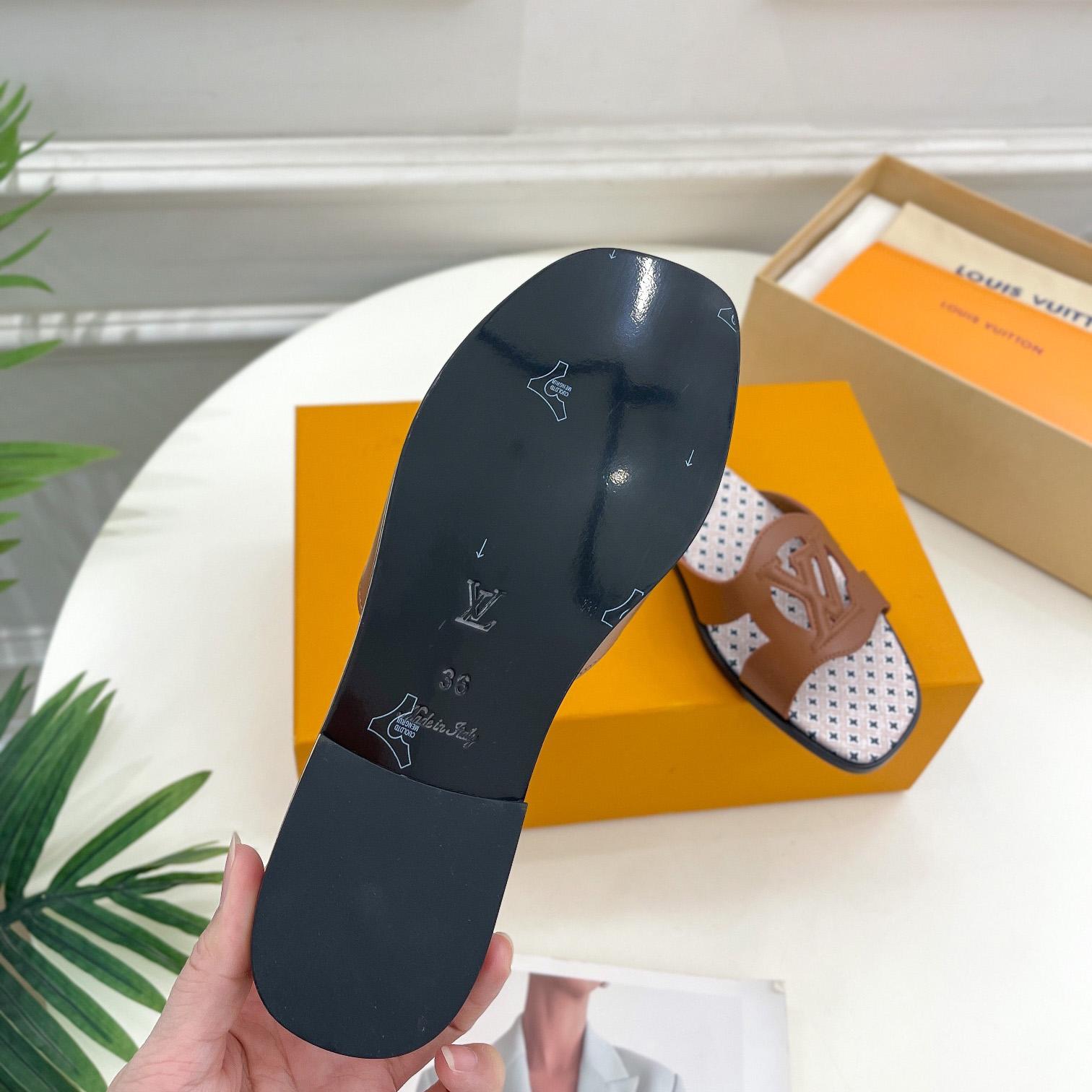 Louis Vuitton LV Isola Flat Mule - FashionPlug