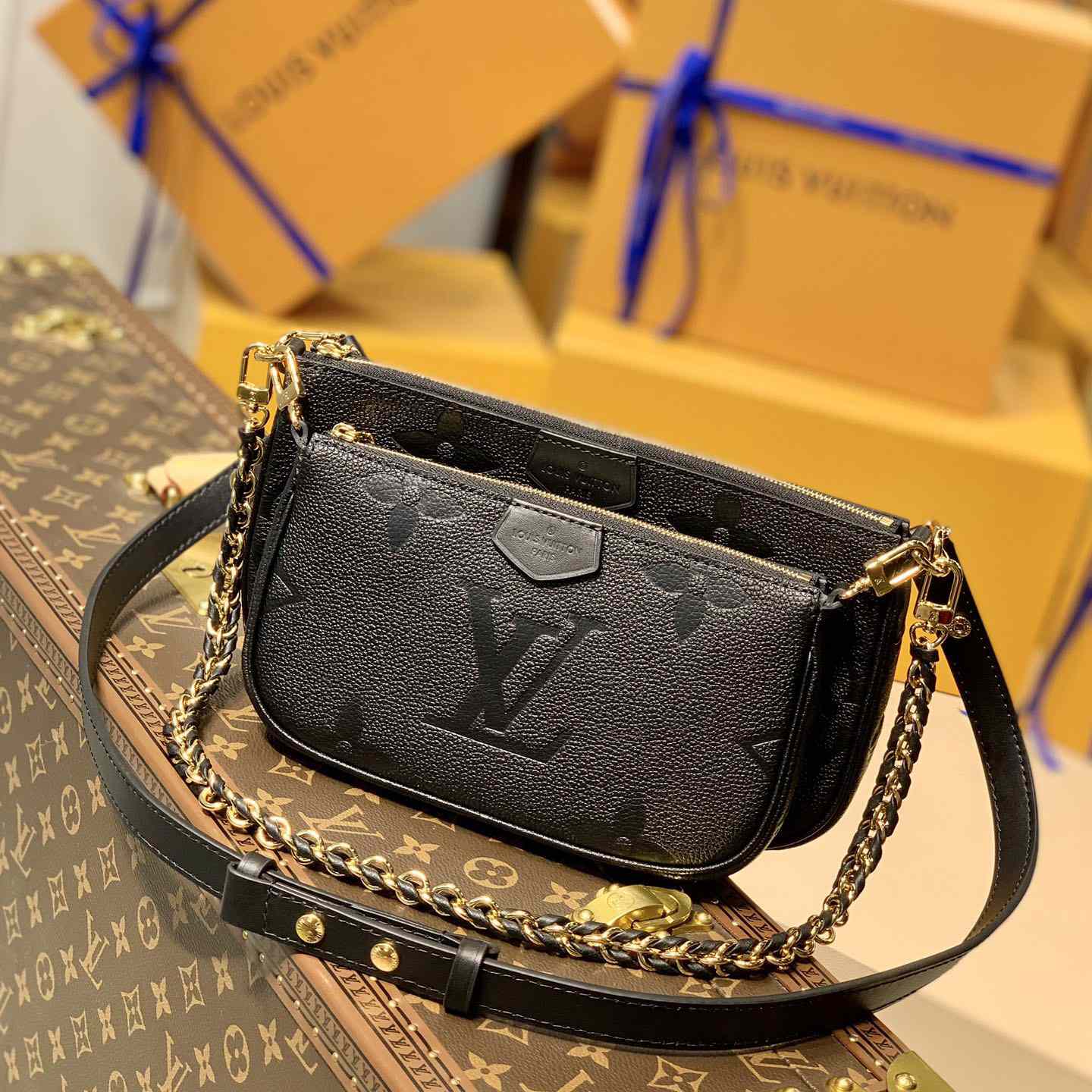 Louis Vuitton Multi Pochette Accessoires   (24 x 13.5 x 4cm) M57631 - FashionPlug