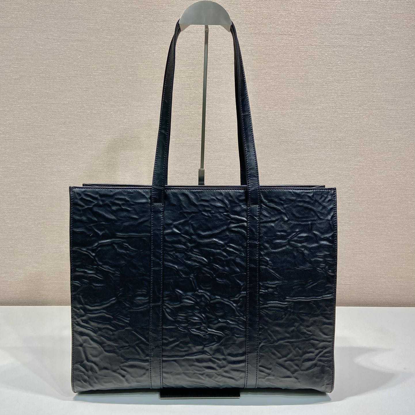 Prada Large Antique Nappa Leather Tote - FashionPlug