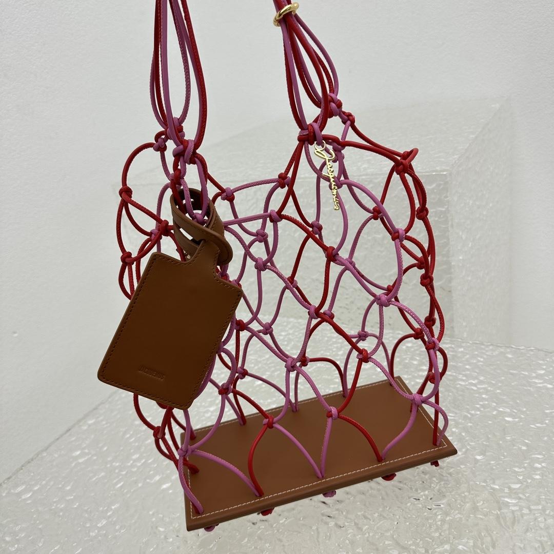 Jacquemus Le Petit Filet Pralu Tote Bag (10x27x21cm) - FashionPlug