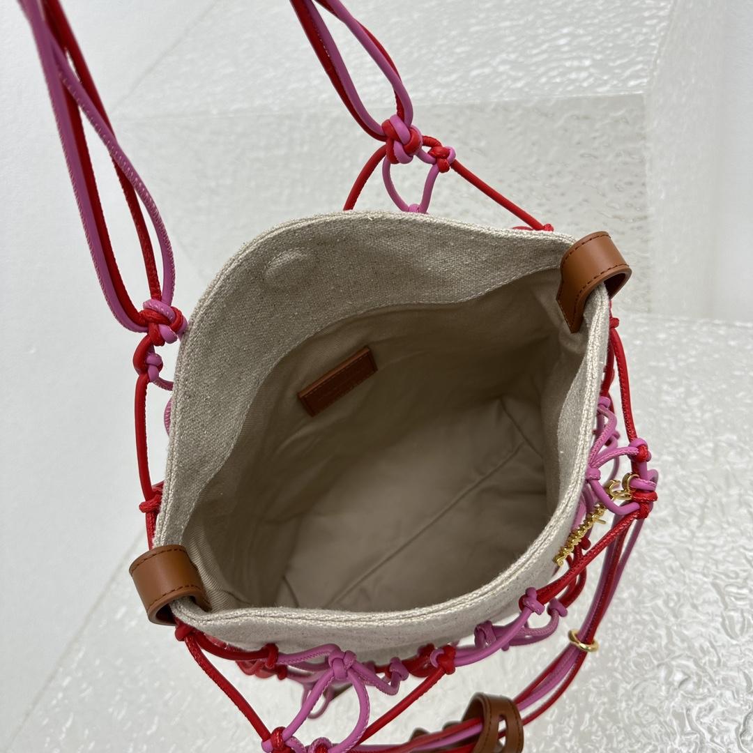 Jacquemus Le Petit Filet Pralu Tote Bag (10x27x21cm) - FashionPlug