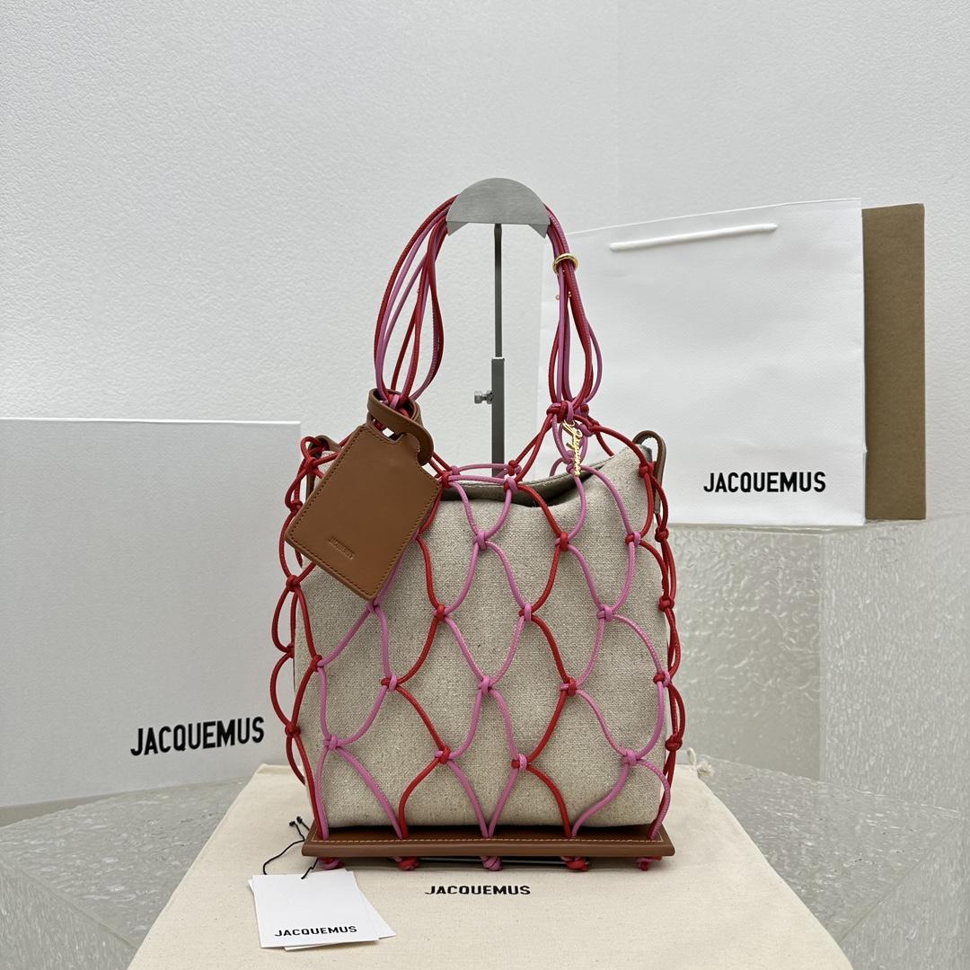 Jacquemus Le Petit Filet Pralu Tote Bag (10x27x21cm) - FashionPlug
