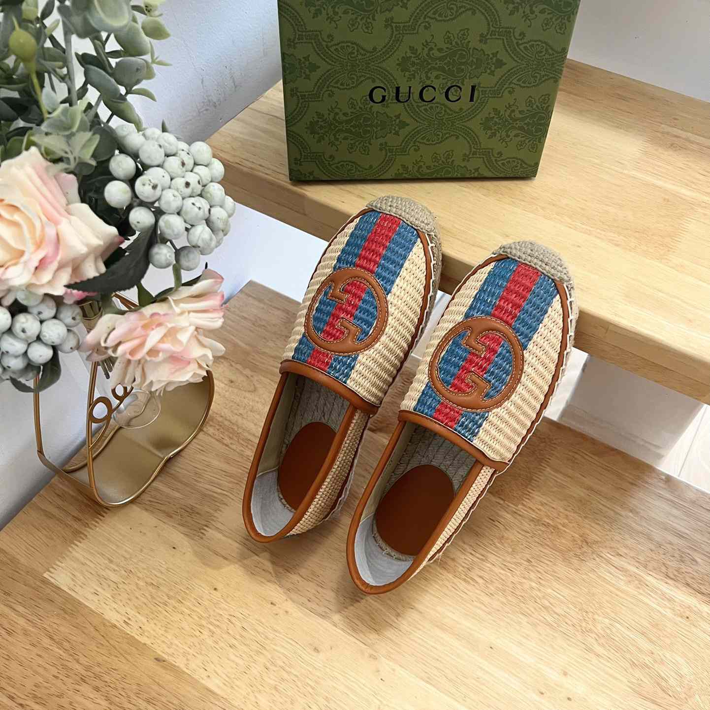 Gucci Interlocking G Espadrilles - FashionPlug