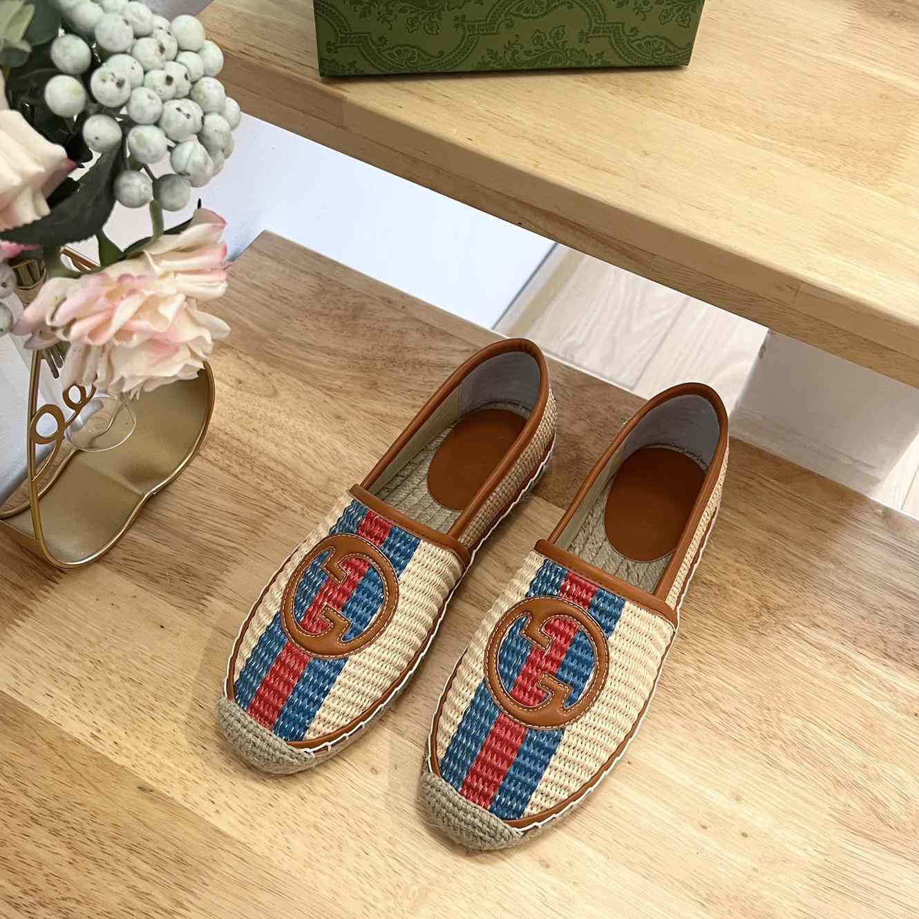 Gucci Interlocking G Espadrilles - FashionPlug