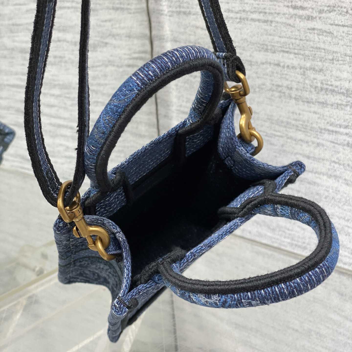 Dior Mini Dior Book Tote Phone Bag - FashionPlug