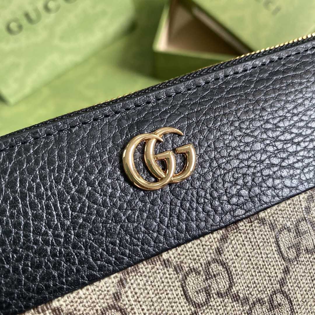 Gucci GG Marmont Zip Around Wallet(19-10-3.5cm)    - FashionPlug