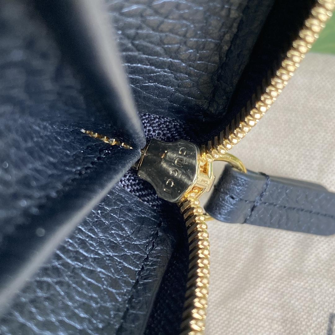 Gucci GG Marmont Zip Around Wallet(19-10-3.5cm)    - FashionPlug