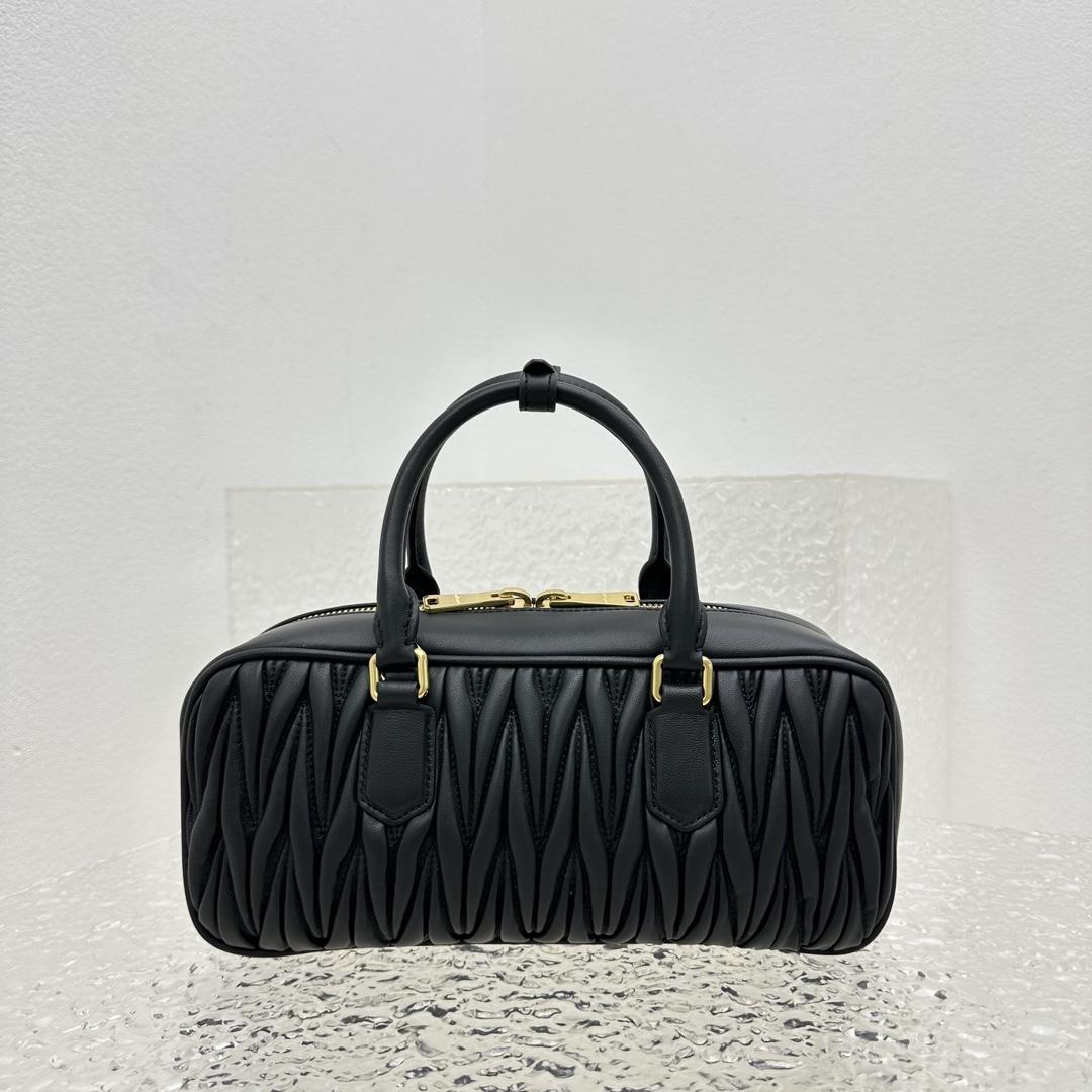 Miu Miu Arcadie Matelassé Nappa Leather Bag - FashionPlug
