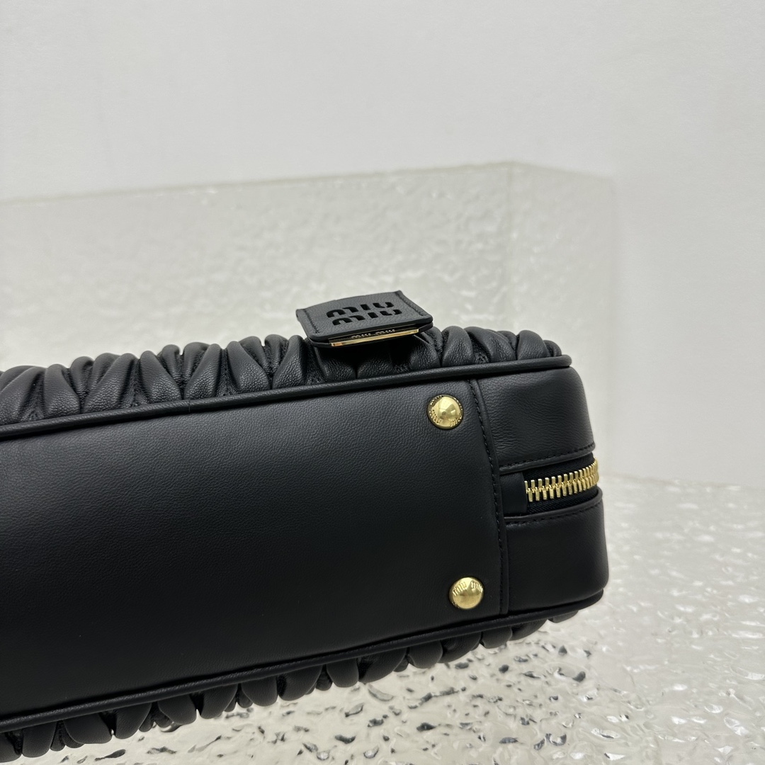 Miu Miu Arcadie Matelassé Nappa Leather Bag - FashionPlug
