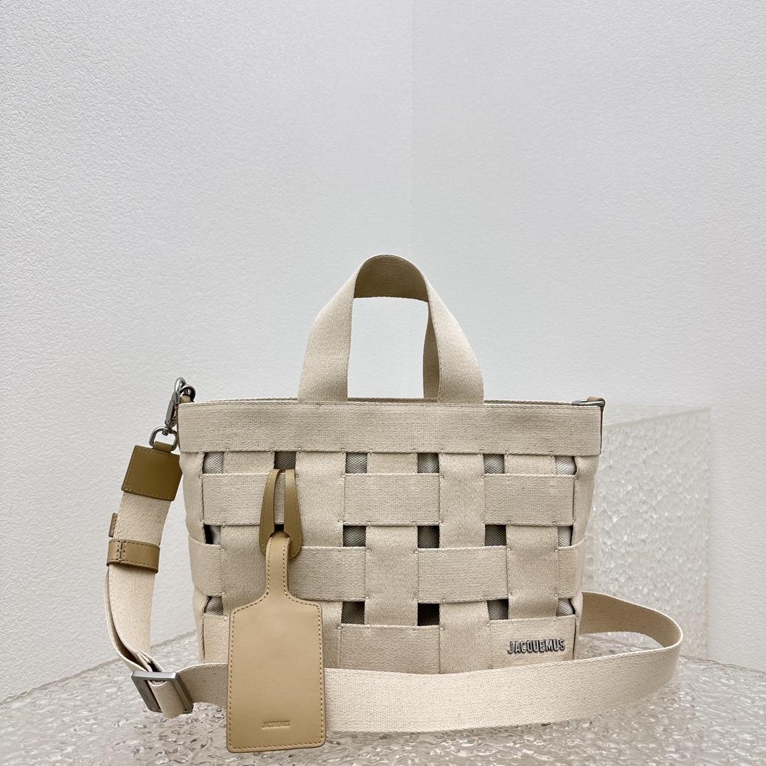 Jacquemus Le Cabas Gros Grain Grosgrain Tote Bag - FashionPlug