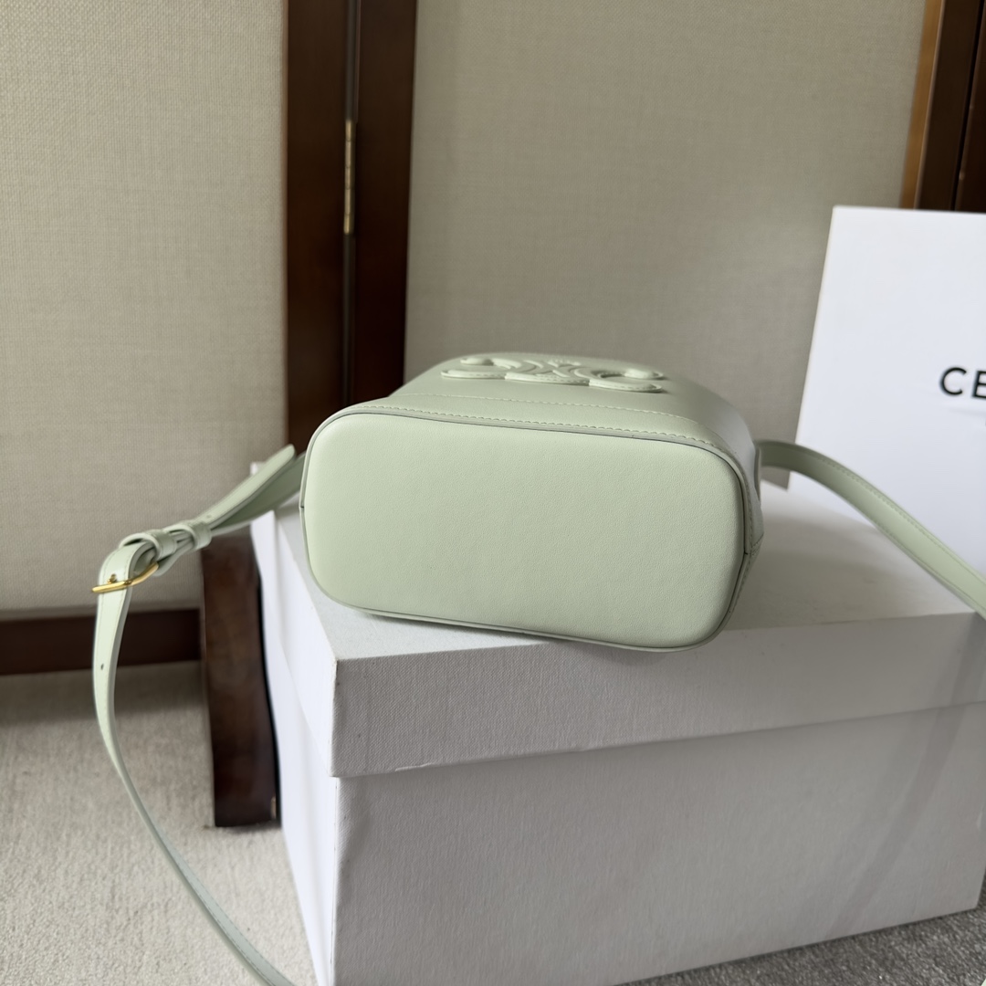 Celine Mini Bucket Cuir Triomphe In Smooth Calfskin  - FashionPlug