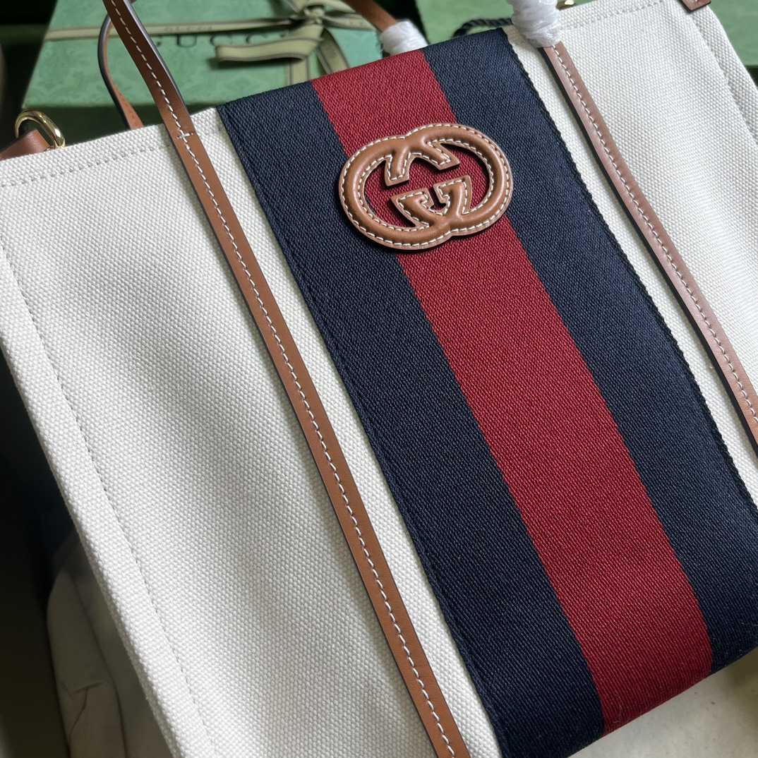 Gucci Small Interlocking G Tote Bag (30x 25x 15cm) - FashionPlug