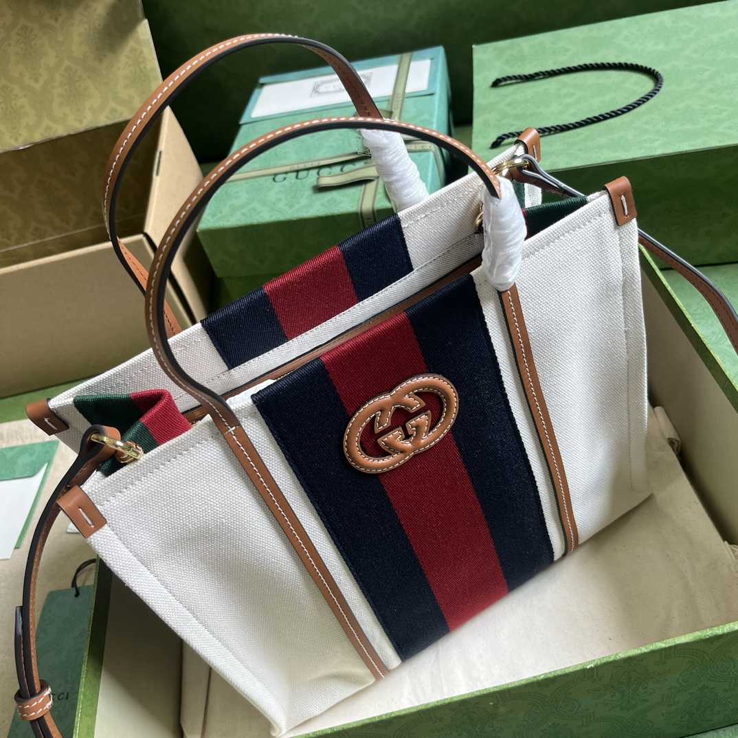 Gucci Small Interlocking G Tote Bag (30x 25x 15cm) - FashionPlug