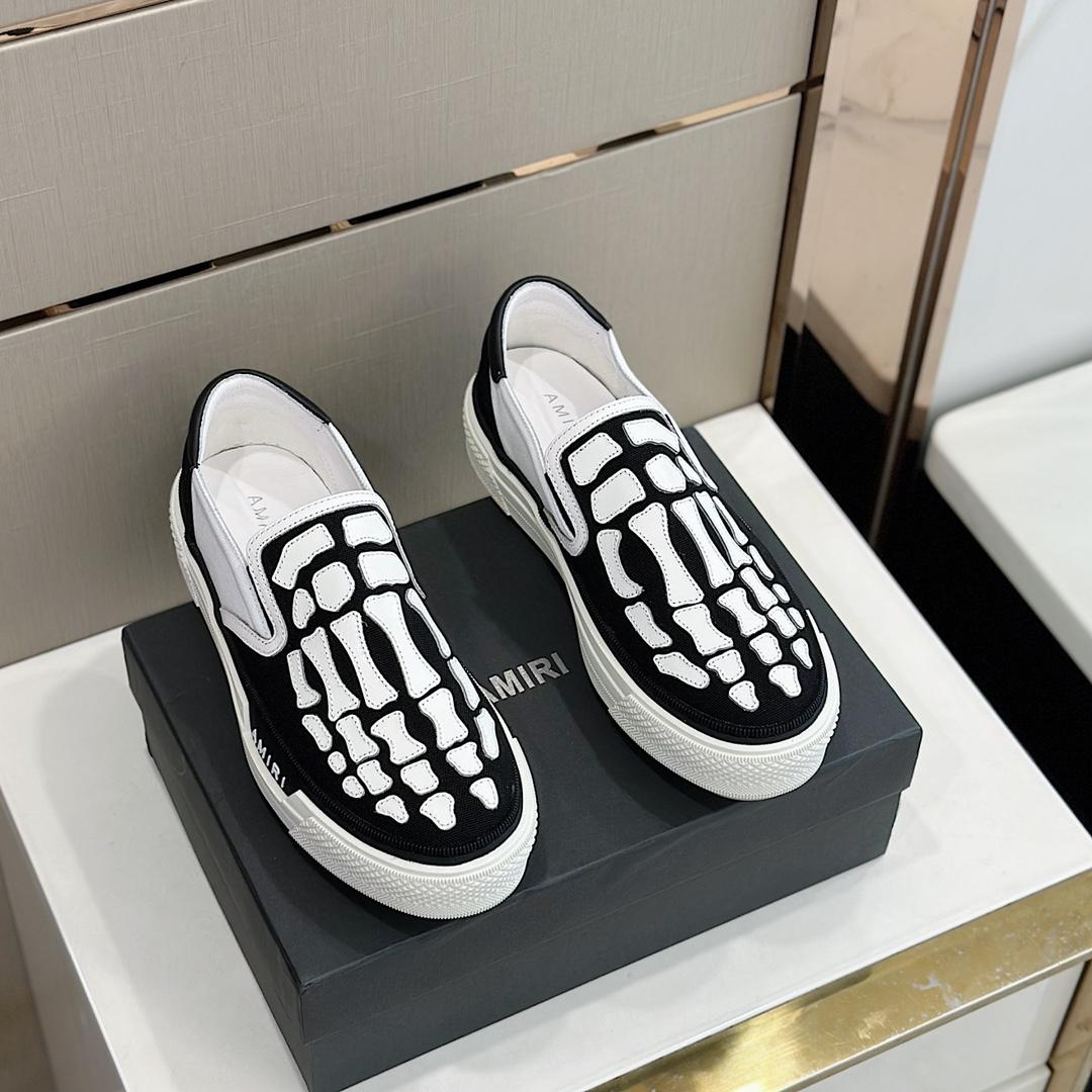 Amiri Skel Top Slip-on Sneakers - FashionPlug
